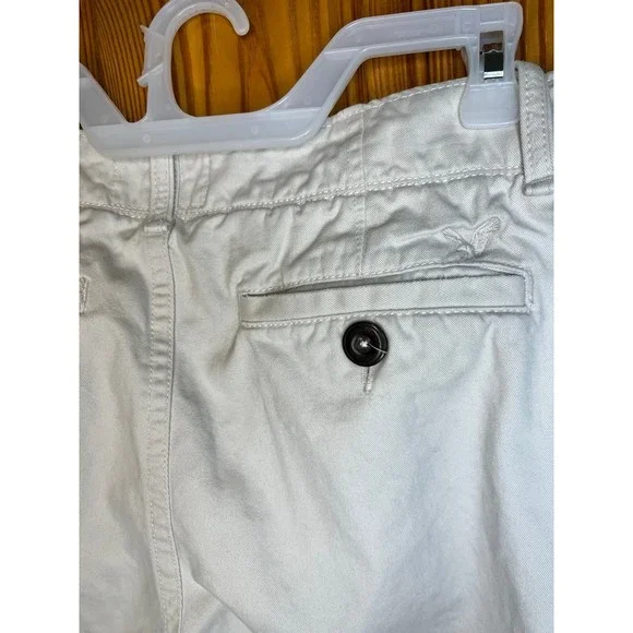 American Eagle Khaki Pants Men’s 32 x 30 100% Cotton Khaki Bottoms OC3A - Picture 8 of 10